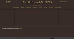 Desktop Screenshot of angelswithbagpipes.co.uk